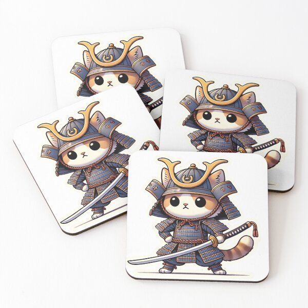 Item preview, Courageous Samurai Cat designed and sold by NhongPorchi.