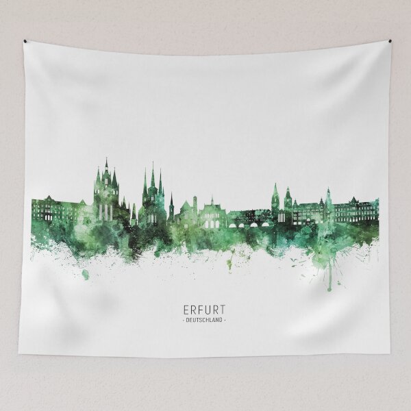 Item preview, Erfurt Germany Skyline designed and sold by ArtPrints.
