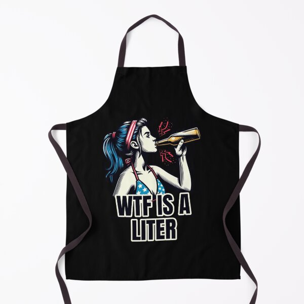 Item preview, WTF Is A Liter American Signature T-Shirt designed and sold by BlueGoldArt.