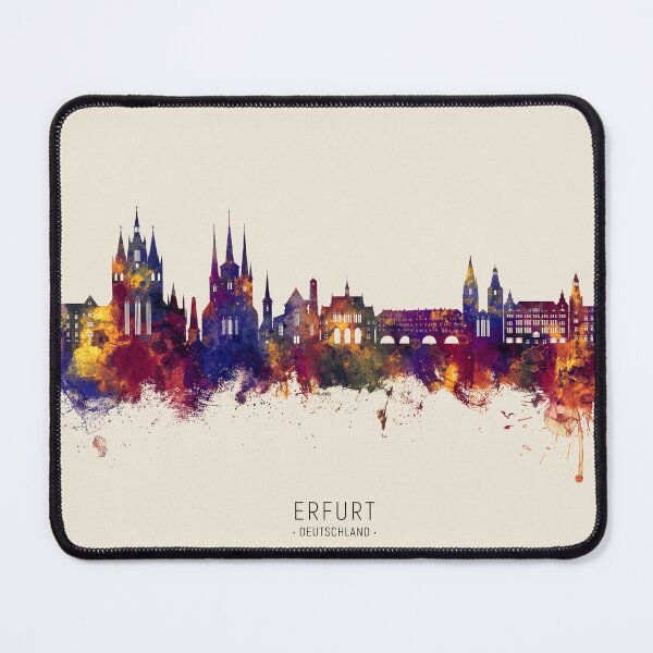 Item preview, Erfurt Germany Skyline designed and sold by ArtPrints.