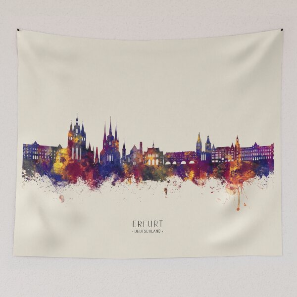 Item preview, Erfurt Germany Skyline designed and sold by ArtPrints.