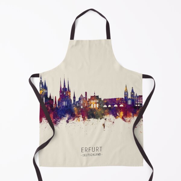 Item preview, Erfurt Germany Skyline designed and sold by ArtPrints.