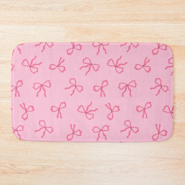 Item preview, pattern with pink bows designed and sold by burbura.
