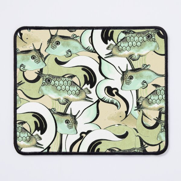 Item preview, Boxfish, Yellow-green on a yellow background designed and sold by Alex Blud.