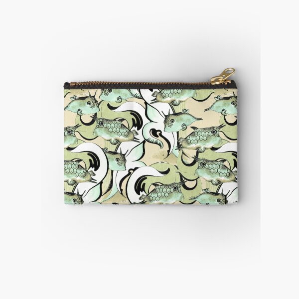 Item preview, Boxfish, Yellow-green on a yellow background designed and sold by Alex  Blud.