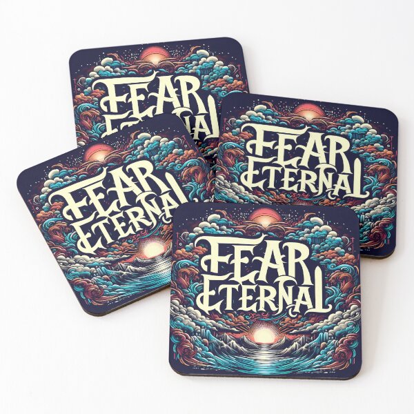 Item preview, FEAR ETERNAL, typography designed and sold by maxmaj.