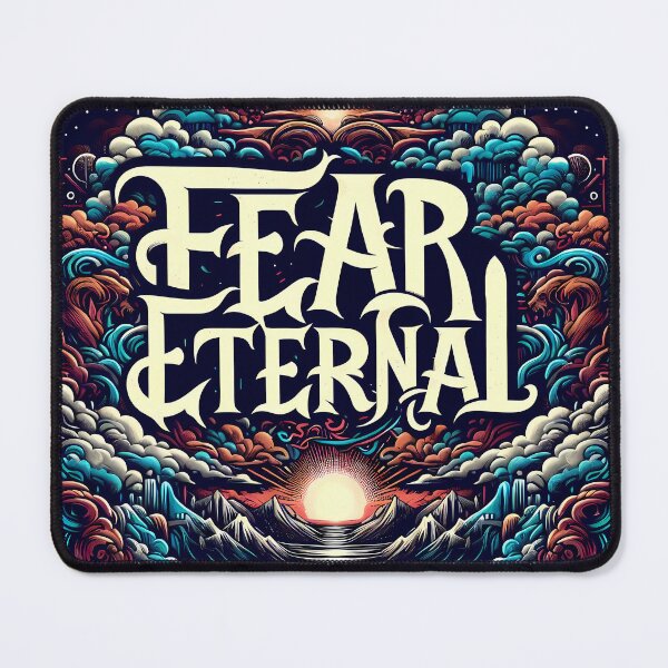Item preview, FEAR ETERNAL, typography designed and sold by maxmaj.