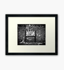 Penny Lane Street Sign Framed Print