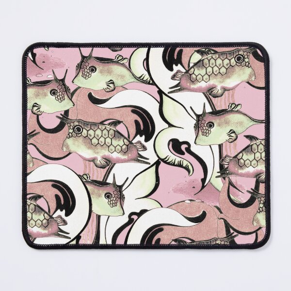 Item preview, Boxfish, Pink-green on a pink background designed and sold by Alex  Blud.