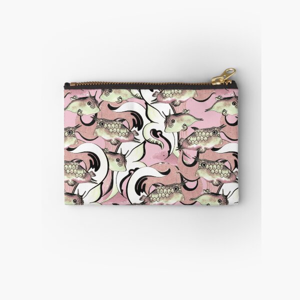 Item preview, Boxfish, Pink-green on a pink background designed and sold by Alex  Blud.