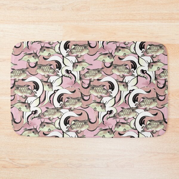 Item preview, Boxfish, Pink-green on a pink background designed and sold by Alex  Blud.