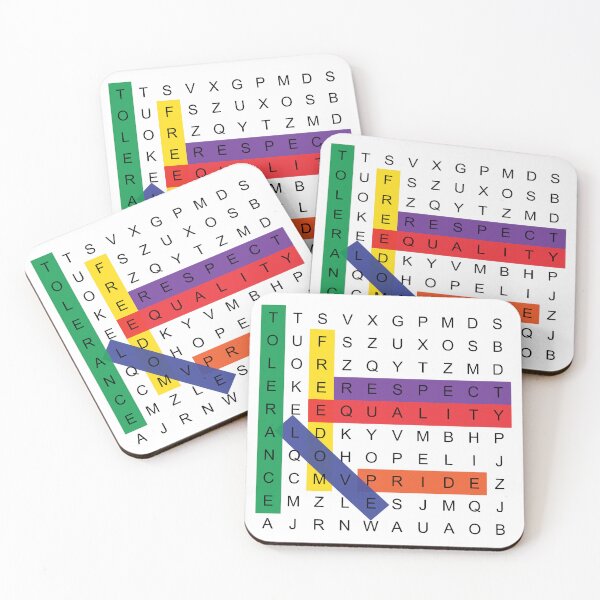 Item preview, PRIDE WORD SEARCH designed and sold by MysticPotato.