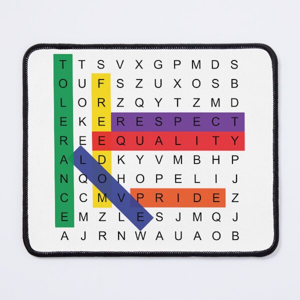 Item preview, PRIDE WORD SEARCH designed and sold by MysticPotato.