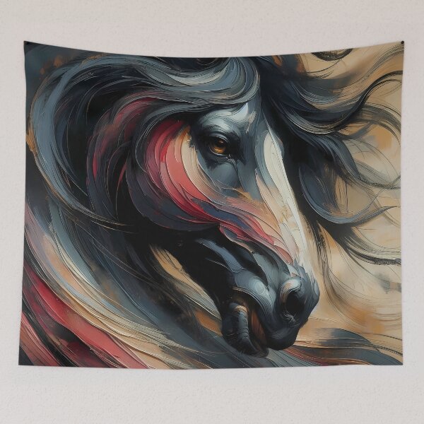 Item preview, Stallion portrait designed and sold by Vibranta Studio.