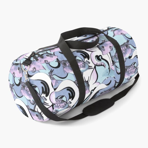 Item preview, Boxfish, Lilac-blue on a blue background designed and sold by Alex  Blud.
