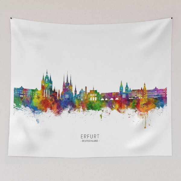 Item preview, Erfurt Germany Skyline designed and sold by ArtPrints.