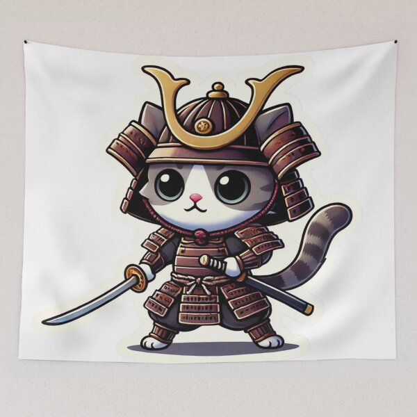Item preview, Samurai Cat Valor designed and sold by NhongPorchi.