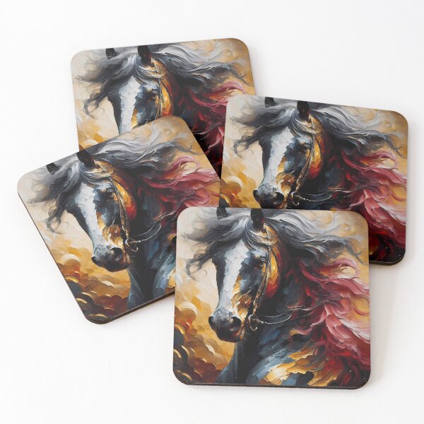 Artikelvorschau, Hengst Impasto entworfen und verkauft von Vibranta Studio.