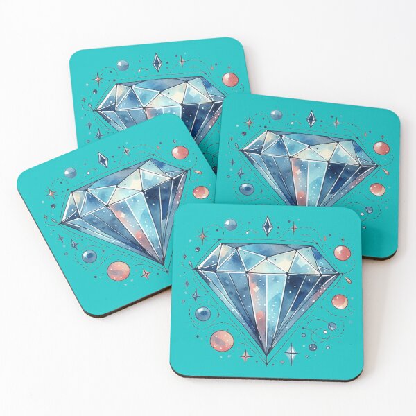 Item preview, Shining Blue Diamond Art Sketch ,  designed and sold by PaintMeWorld.