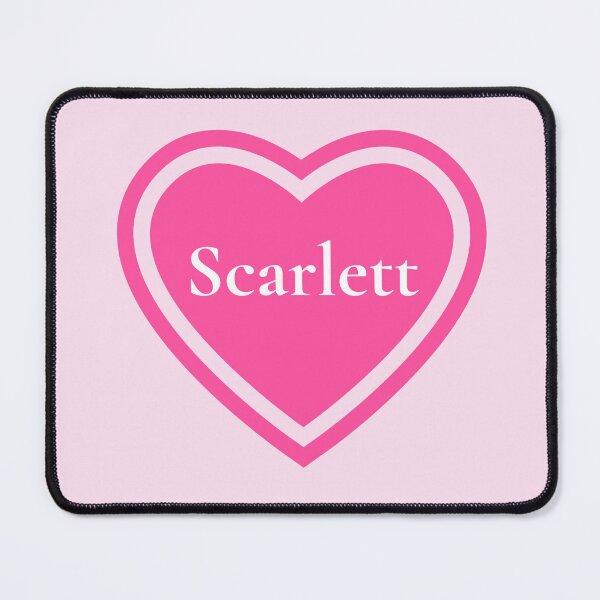 Item preview, Scarlett Name Girl Pink designed and sold by Monika Howarth.
