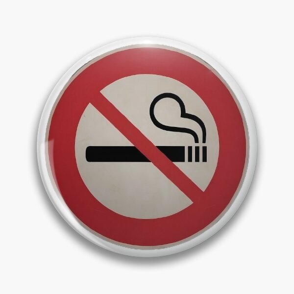 Item preview, No Smoking Forbidden to Smoke Sign with Crossed out Cigarete designed and sold by Nabucodonoshop.