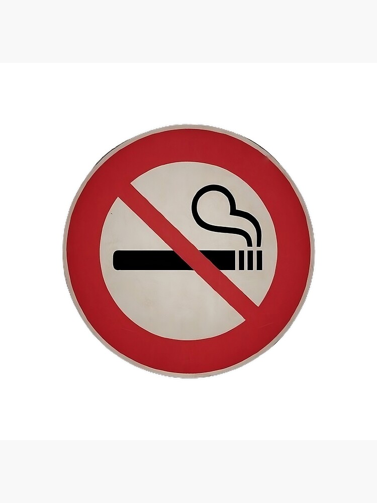 cigarette prohibited sign No Smoking Forbidden to Smoke Sign with Crossed out Cigarete