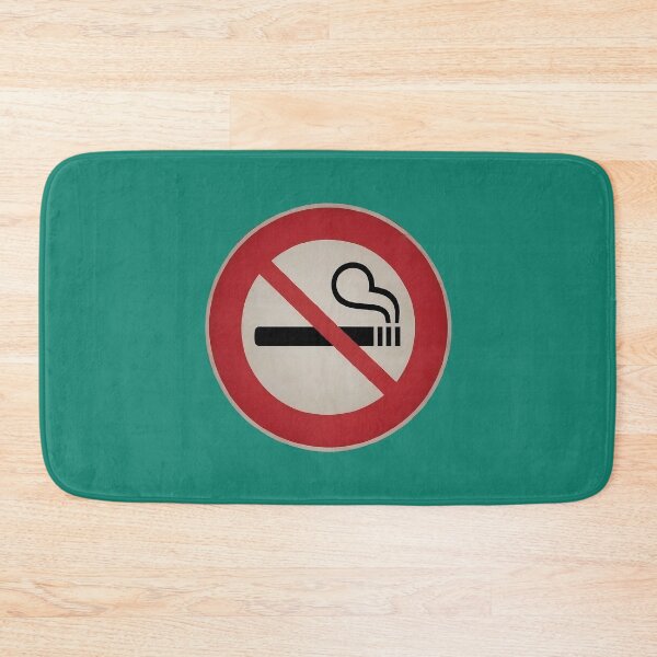 Item preview, No Smoking Forbidden to Smoke Sign with Crossed out Cigarete designed and sold by Nabucodonoshop.