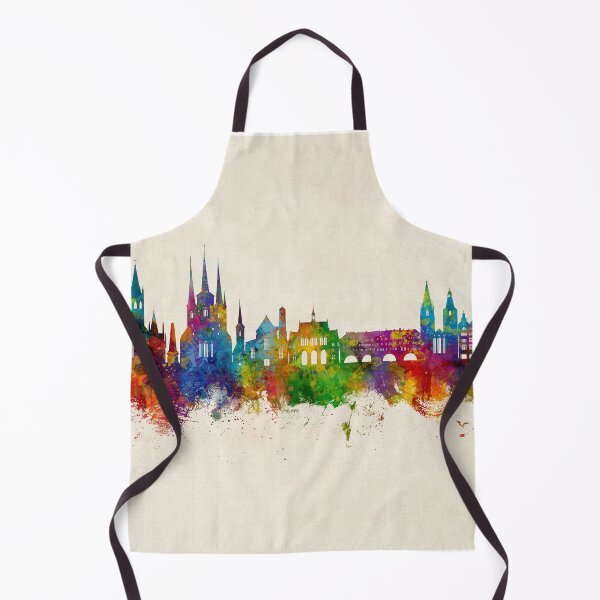 Item preview, Erfurt Germany Skyline designed and sold by ArtPrints.