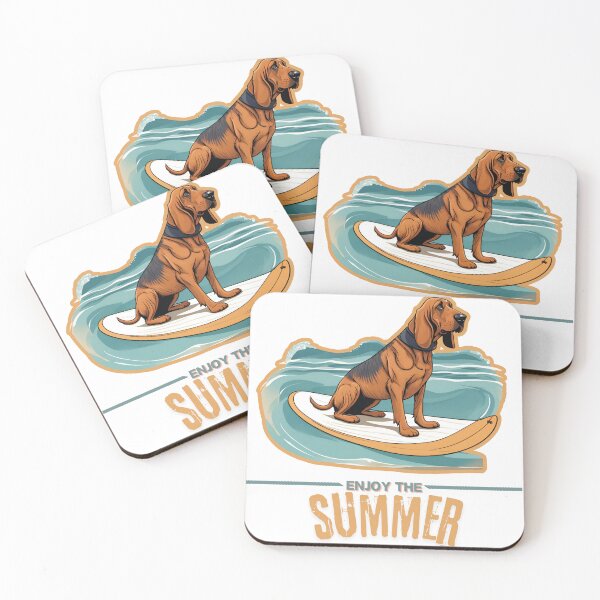 Item preview, Bloodhound Dog Dog summer Holidays dog Enjoy the Summer  designed and sold by GoodyPaws.