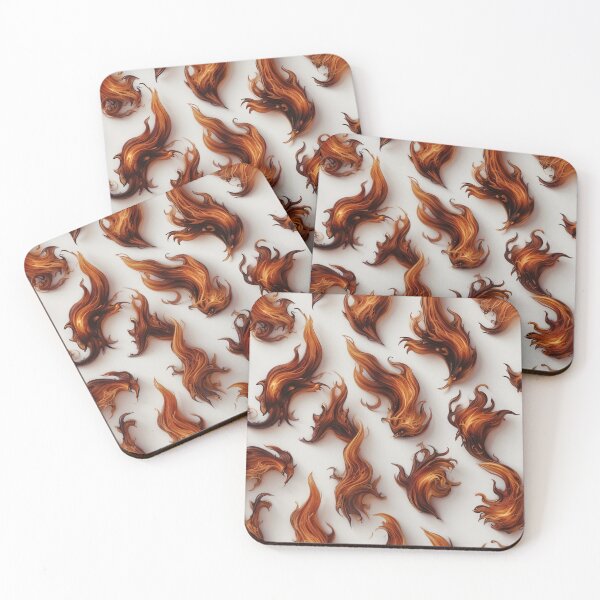 Item preview, Blazing Ginger Locks Swirling designed and sold by Prachodayat Artworks.