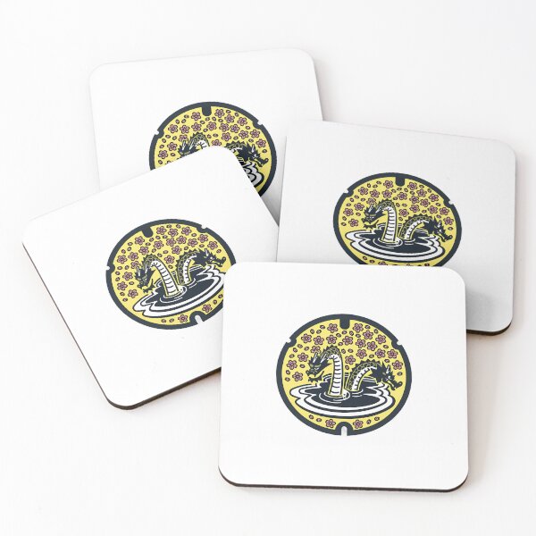 Item preview, Kisuki Town Manhole Cover Art Alternative Color designed and sold by krehlizeten.