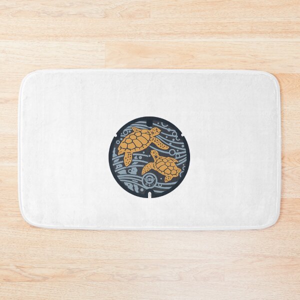 Item preview, Minabe Town Manhole Cover Art designed and sold by krehlizeten.