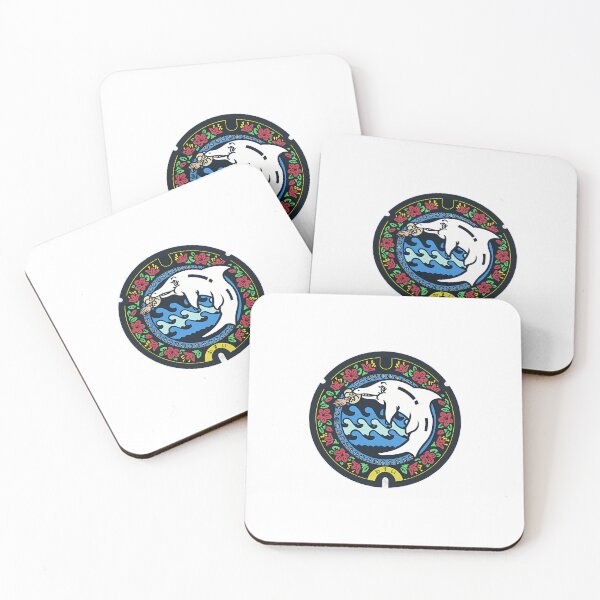 Item preview, Minamisanriku Town Manhole Cover Art designed and sold by krehlizeten.