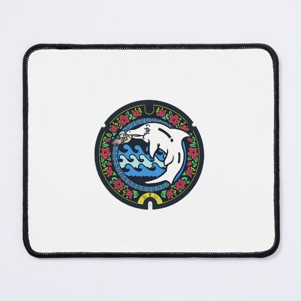 Item preview, Minamisanriku Town Manhole Cover Art designed and sold by krehlizeten.
