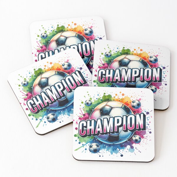 Item preview, Soccer Fan Grafics Champion designed and sold by Eiwaprints.