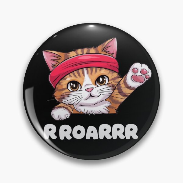 Item preview, Rroarrring kitty  designed and sold by FreshArtFusion.