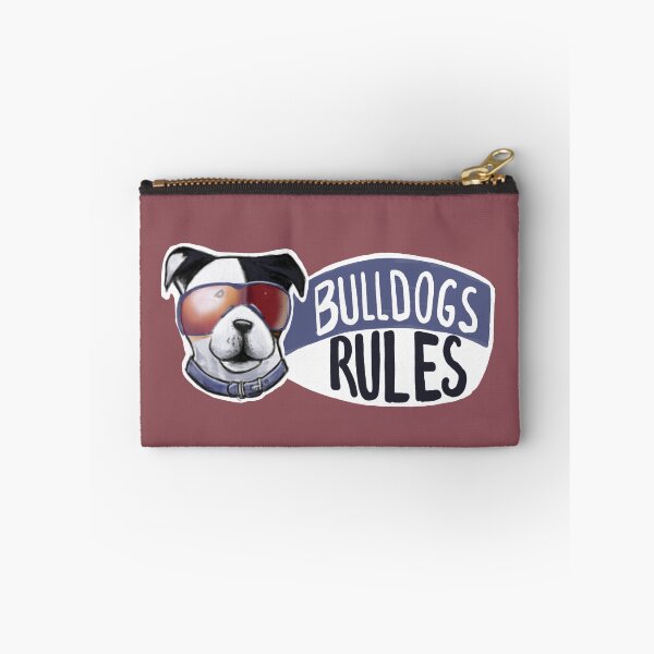 Item preview, Bulldog Rules - Stratfordshire Bulldog Head Sticker designed and sold by CreateForDogs.