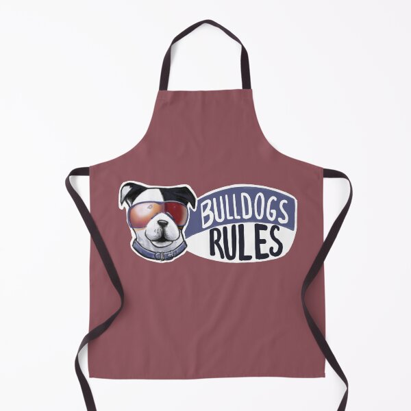 Item preview, Bulldog Rules - Stratfordshire Bulldog Head Sticker designed and sold by CreateForDogs.