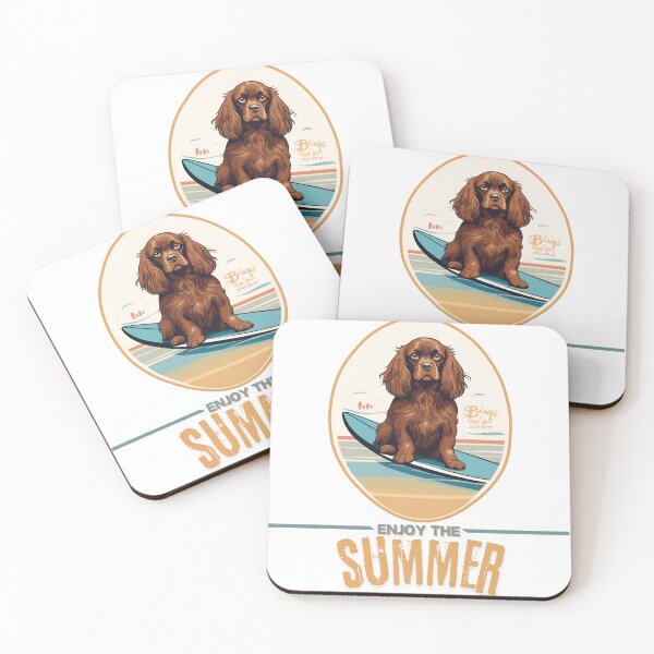 Item preview, Sussex spaniel Dog summer Holidays dog Enjoy the Summer  designed and sold by GoodyPaws.