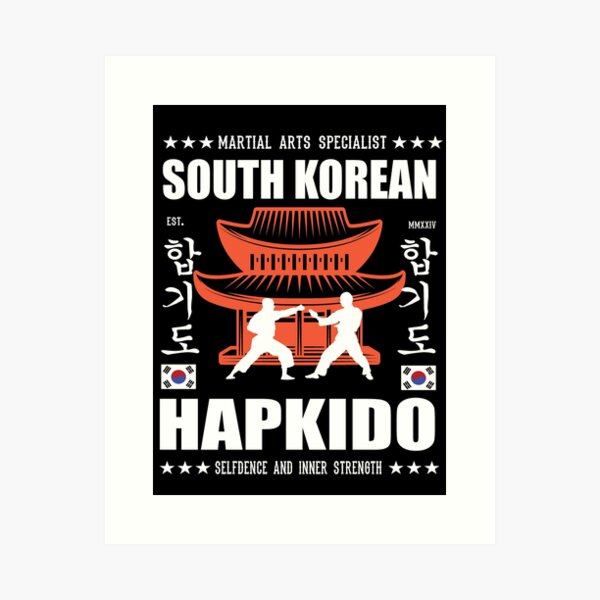 Artikel-Vorschau von Hapkido Dojang - Traditionelle Kampfkunst aus Korea, designt und verkauft von RetroMaritalArt.