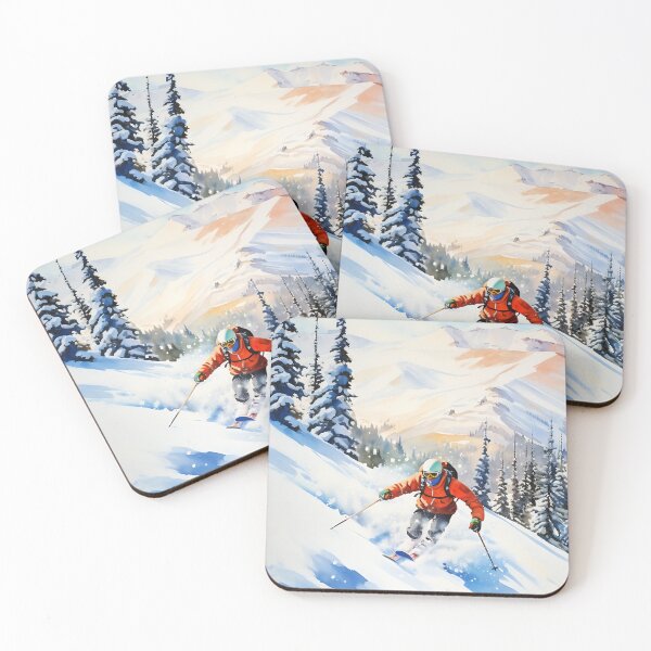 Item preview, skiing in the mountains 2 designed and sold by redmoon64.