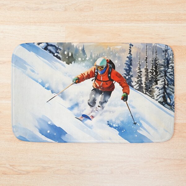 Item preview, skiing in the mountains 2 designed and sold by redmoon64.