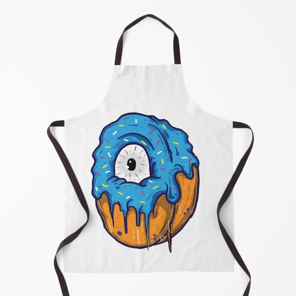 Artikelvorschau, Zyklopen-Donut mit blauem Zuckerguss-Design entworfen und verkauft von adamdrink.