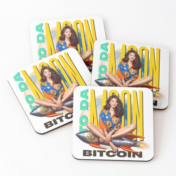 Item preview, BTC Rocket Girl,BTC,Bitcoin,Bitcoin Art,BTC Art designed and sold by 1SINGHA.