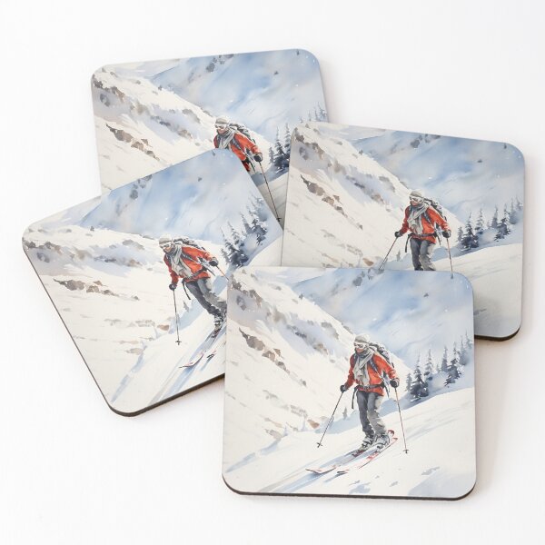 Item preview, skiing on the mountain 3 designed and sold by redmoon64.