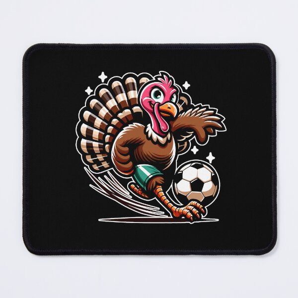 Item preview, Turkey Playing Soccer Turkey Lovers Month Thanksgiving designed and sold by Dressed For Duty.