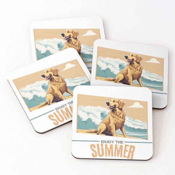 Item preview, Golden Retriever Dog summer Holidays dog Enjoy the Summer  designed and sold by GoodyPaws.