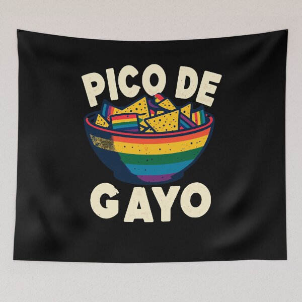 Item preview, LGBT Pico De Gayo Funny Gay Pride Month Gay Rainbow designed and sold by Dressed For  Duty.