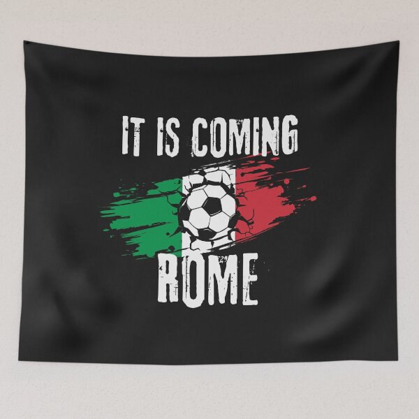 Item preview, It is coming Rome Italia flag football holiday souvenir designed and sold by MilkyForest.