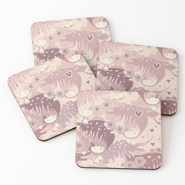 Item preview, Romantic bulls, Beige on a cream background designed and sold by Alex  Blud.
